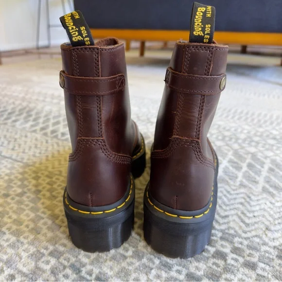 Dr. Marten Jetta Zip Platform Ankle Boots - Picture 4 of 9